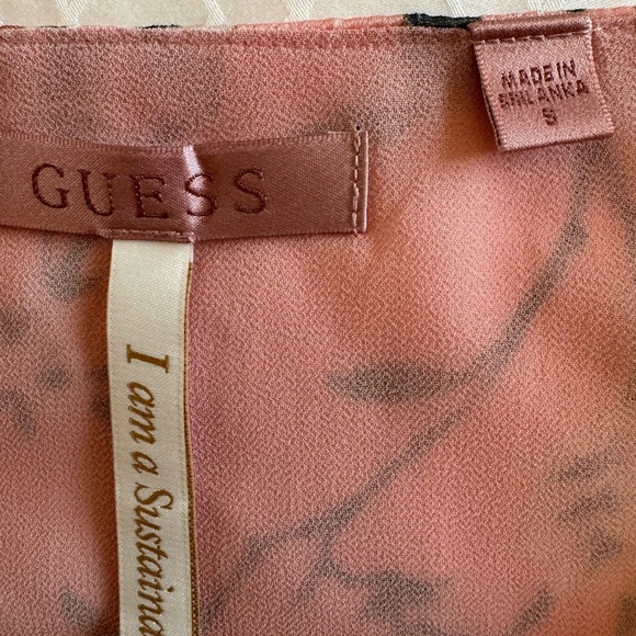 Guess Floral Pink Wrap Maxi Dress - Picture 3 of 10